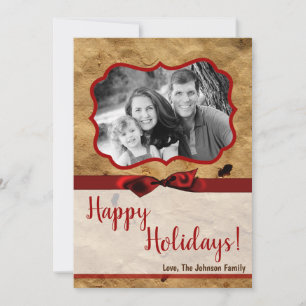 5x7 XMAS-kerstkaart voor  -fotokaart Feestdagenkaart