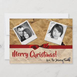 5x7 XMAS-kerstkaart voor  -fotokaart Feestdagenkaart