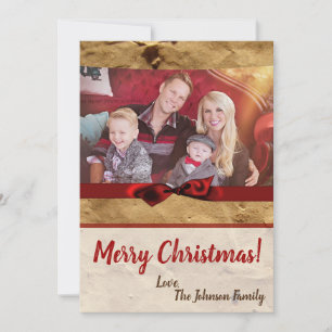 5x7 XMAS-kerstkaart voor  -fotokaart Feestdagenkaart