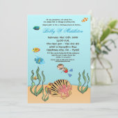 5x7Boy Under the Sea Birthday Party Invitation (Debout devant)