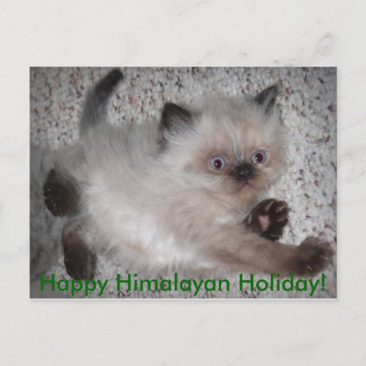 5x7zazzle, Happy Himalayan Holiday! Feestdagenkaart (Voorkant)