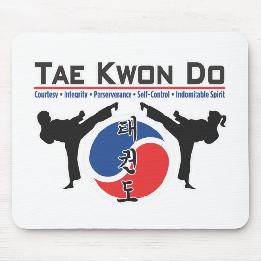 600-2 tapis de souris du Taekwondo (Devant)