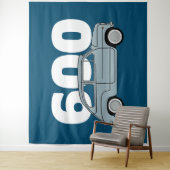 600 azul wandkleed (In situ)