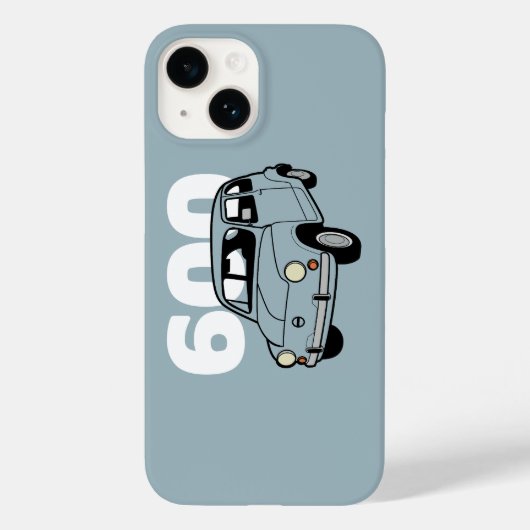 600 blauw v2 Case-Mate iPhone case (Achterkant)