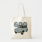 600 blauw v2 tote bag (Voorkant)