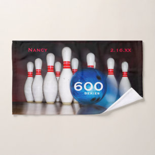 600 Bowling-reeks of uw favoriete score, Bowling Handdoek