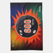 600 Bowling Series avec couleurs, Serviette (Vertical)