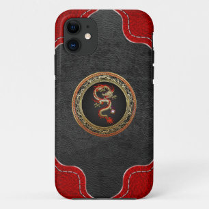 [600] Golden Chinese Dragon Fucanglong iPhone 11 Hoesje