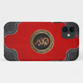 [600] Golden Chinese Dragon Fucanglong Case-Mate iPhone Case (Achterkant (horizontaal))