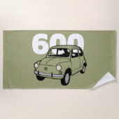 600 groen v2 strandlaken (Voorkant)