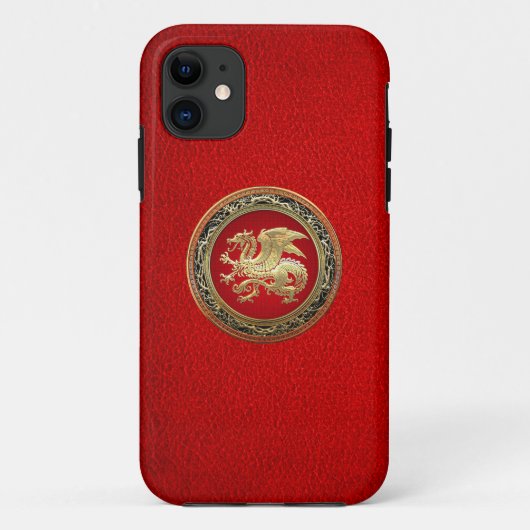 [600] IJslandse draak, Landvætir [Gold] Case-Mate iPhone Case (Achterkant)
