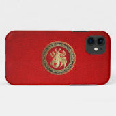 [600] IJslandse draak, Landvætir [Gold] Case-Mate iPhone Case (Achterkant (horizontaal))