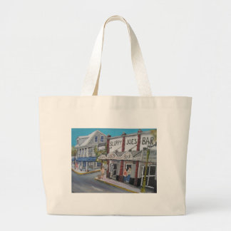 #600 Key West, Florida door BuddyDogArt Grote Tote Bag