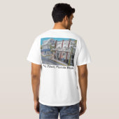 #600 Key West, la Floride verrouille le T-shirt (Dos entier)
