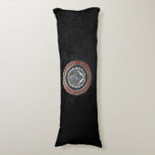 [600] Master Mason - Silver Square & Compass Lichaamskussen (Voorkant Verticaal)