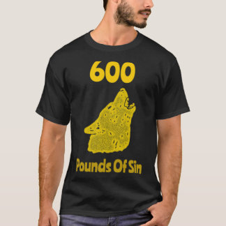 600 pond in de vorm van de zink-klassieke T-shirt