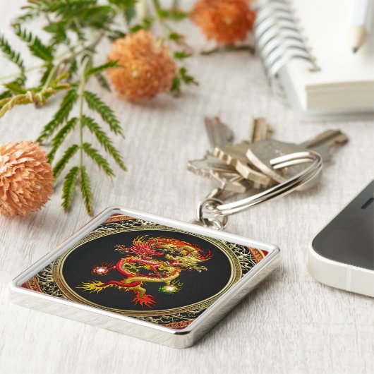 [600] Rood- en gele wasbakken Sleutelhanger (Zijkant)