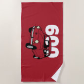 600 Rood V2 Strandlaken (Voorkant)