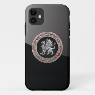 [600] Sacred Silver Griffin iPhone 11 Hoesje