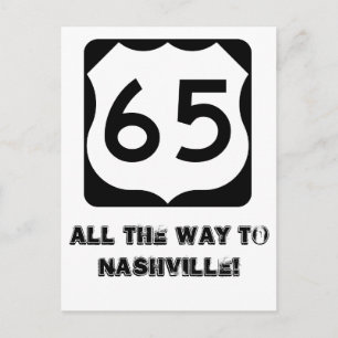 600px-US_65.svg, helemaal naar Nashville! Briefkaart