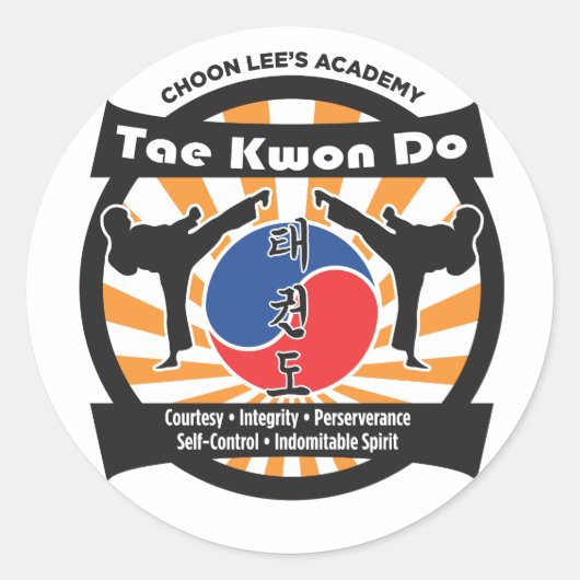 602 Stickers de l'Académie de Choon Lee (Devant)