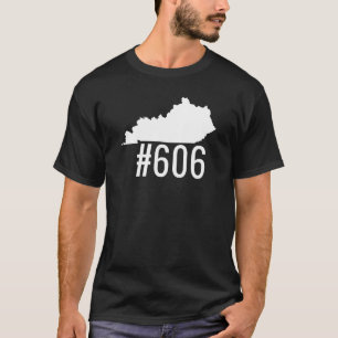606 Kentucky Map New Area Code 606 Kentuck T-shirt