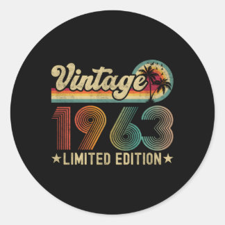 60 1963 60ste voor ronde sticker