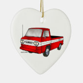 60-61 Corvair Rampside Pickup Keramisch Ornament (Rechts)