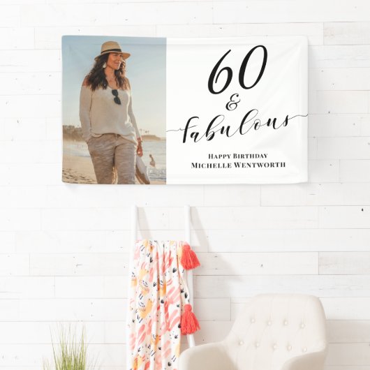 60 and Fabulous Sixtieth Birthday Photo Script Spandoek (Insitu)