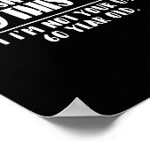60 And Y Shirt Funny 60th Birthday Gift  Poster (Hoek)