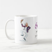 '60 ans jeune' Café Mug (Gauche)