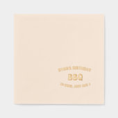 60 BBQ Anniversaire (Recto)