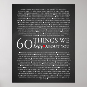 60 dingen waar we van houden, 70e verjaardag poster