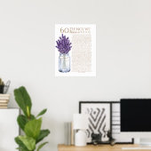 60 dingen waar we van houden bij je lavender oma t poster (Thuiskantoor)
