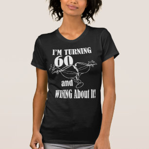 60 draaien en er over winden t-shirt