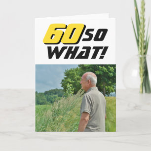 60 Dus wat een Inspirerend grappige foto verjaarda Kaart