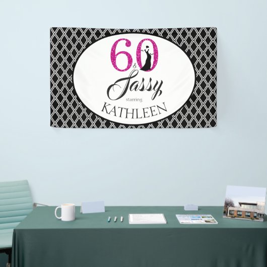 60 en 60e jaardag op maat spandoek (Beurs)