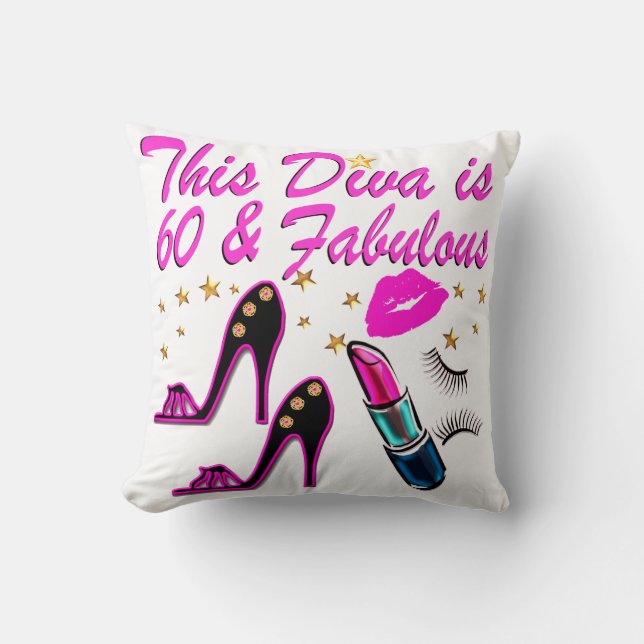 60 EN FABULOUS DIVA KUSSEN (Voorkant)
