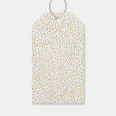 60 en Fabulous Gold Glitter 60th Birthday Cadeaulabel (Achterkant)