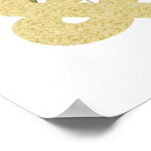 60 en feestdag poster (Hoek)