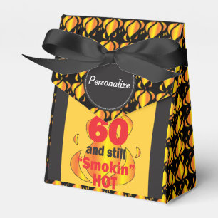 60 en nog de Hete 60ste Verjaardag van Smokin Bedankdoosjes