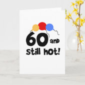60 en nog Heet Kaart (Gele Bloem)