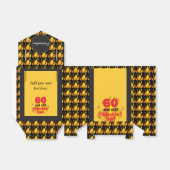60 en nog steeds rokin Hot | 60e verjaardag Bedankdoosjes (Uitgevouwen)