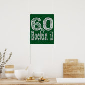60 en Rockin Poster (Keuken)