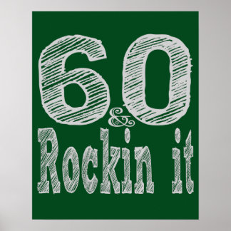 60 en Rockin Poster