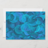 60 en Sassy Ocean Blue Blauwgroen naam Foto Verjaa Kaart (Achterkant)