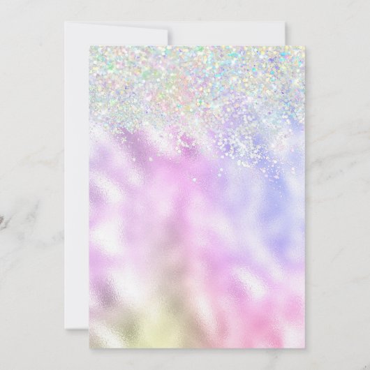 60 en Spectaculaire Glittervlinders Feest Kaart (Achterkant)