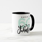 60 et fabuleuse mug d'anniversaire (Devant droit)