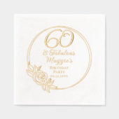 60 et fabuleux 60e anniversaire Foil Stamped (Recto)