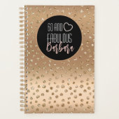 60 et Fabuleux Glam Girly Gold Black Blush Rose (Devant)